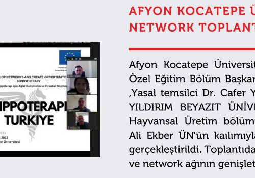 Afyon Kocatepe Üniversitesi Network Toplantısı